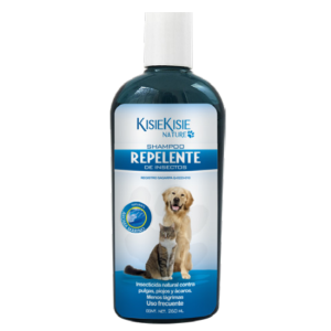 Shampoo Kisie Kisie Repelente Antipulgas Natural Azul 250 ml