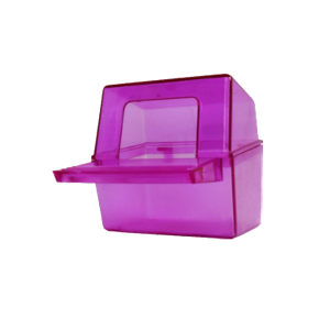 Comedero Cubo Cristal