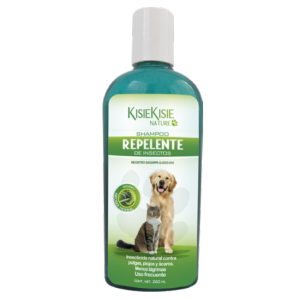 Shampoo Kisie Kisie Repelente Antipulgas Natural Herbal 250 ml